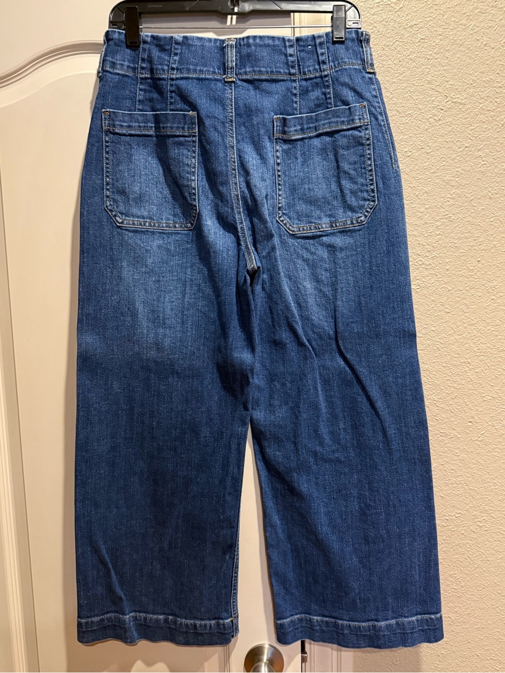 NWOT Anthropologie by Maeve Colette High Rise Wide Leg Cropped Jeans - Picture 4 of 5